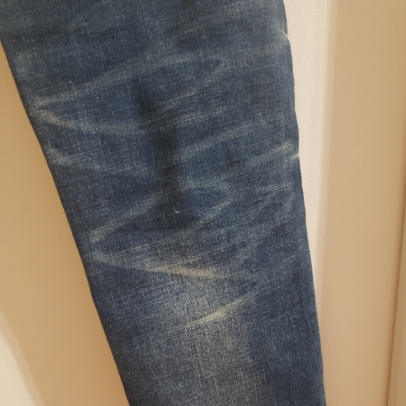 Urban Heritage UH Denim Dark Faded Distressed Ripped Jeans Woman Size 28 NWOT - Picture 11 of 15